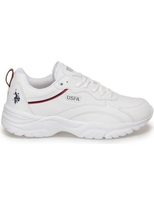 U.S. Polo Assn. Tracey Kalın Taban Beyaz Kadın Sneaker Spor Ayakkabı V11