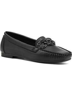 İnci Deft1.z 2fx Siyah Kadın Loafer Ayakkabı
