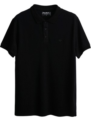 Bad Bear Erkek Siyah Polo T-Shirt