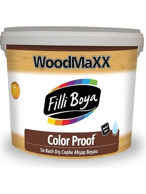 Filli Boya Woodmaxx Color Prof Su Bazlı Dış Cephe Ahşap Boyası 2,5 Lt
