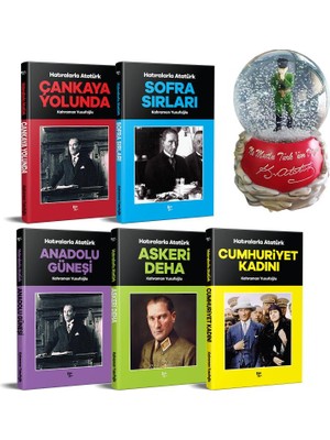 Halk Kitabevi Izmir Marşlı Atatürk Su Küresi ve Hatıralarla Atatürk Seti - Ali Güler