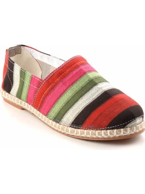 Bambi Yeşil Kumaş  Kadın Espadril K015341253