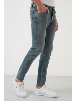 Buratti Pamuklu Normal Bel Slim Fit Dar Paça Jeans Erkek Kot Pantolon 1100F65NAPOLI