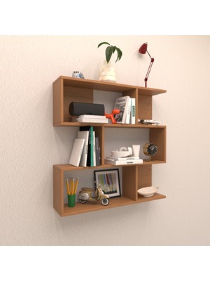 Rafkestir Accord Duvar Rafı Bambu ( Mat )