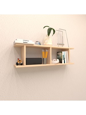 Rafkestir Grey Duvar Rafı Akçaağaç ( Mat )