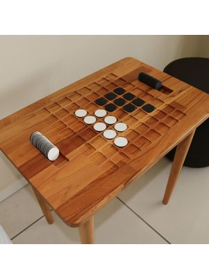 Şahcan Toys Ahşap Reversi Sehpa Masa Oyunu