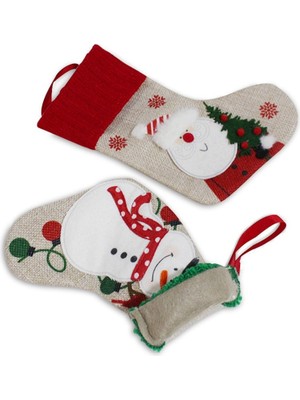 Noel Çorapları 2 Adet (Yurt Dışından)