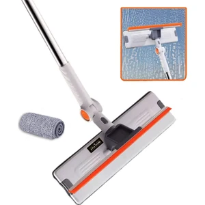 Oliva Nero Mikrofiber Cam Silme Aparatı Yedek Bez Sağlam Teleskopik Sopa