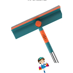 Oliva Nero Teleskopik Çift Taraflı Pratik Cam Silme Aparatı Yeni Nesil