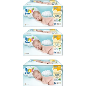 Uni Baby Yenidoğan Islak Mendil 3 x 40 Yaprak - 3'lü