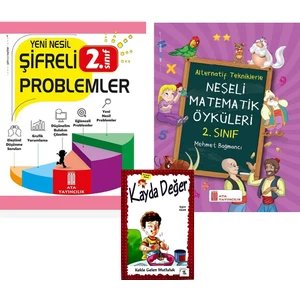 Ata Yayıncılık  2. Sınıf Şifreli Problemler + Neşeli Matematik Öyküleri