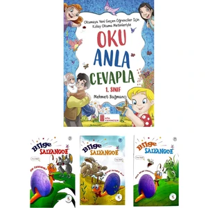 Ata Yayıncılık  1. Sınıf Oku Anla Cevapla + 3 Lü Hikaye Kitabı