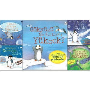 Tübitak Okul Öncesi Penguen Pipkin Ciltli 5 Kitap Set (3+ Yaş)