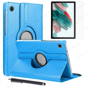 Samsung Galaxy Tab A8 Sm X200 (2022) Kılıf Birebir Uyumlu Dönebilen Kılıf + Ekran Koruyucu + Kalem