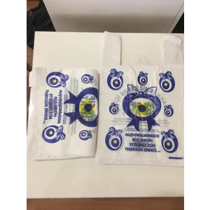 Ekol Ambalaj Nazar Boncuk Baskılı Hışır Poşet Küçük Boy 5 kg