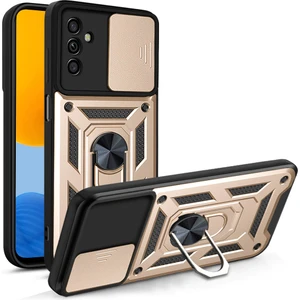 Samsung Galaxy M52 5g Kılıf Lens Sürgülü Yüzüklü Tank Silikon Pars