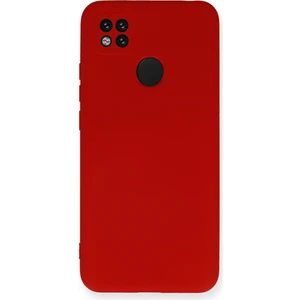 Case World Caseworld Xiaomi Redmi 9c Kapak Kamera Korumalı Içi Kadife Lansman Silikon Kılıf - Kırmızı