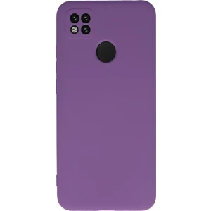 Case World Caseworld Xiaomi Redmi 9c Kapak Kamera Korumalı Içi Kadife Lansman Silikon Kılıf - Mor
