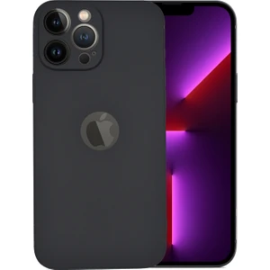 Apple iPhone 13 Pro Max Kılıf Slim Fit Ultra Ince Esnek Kamera Korumalı Mat Siyah Silikon