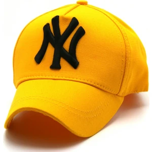 Eleven Market Gabardin Sarı Siyah New York Yankees Baskılı Şapka