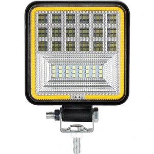 NKT GROUP 42 LED 126 W Beyaz 3 Modlu Turuncu Beyaz Yayıcı Off Road Farı Lamba Çalışma Lambası Sis Lambası