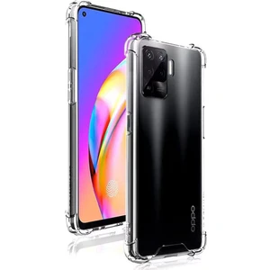 Oppo Reno 5 Lite Kılıf Silikon Şeffaf Köşeli Olex