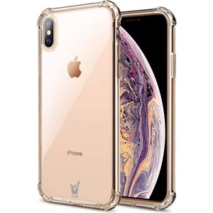 Apple iPhone Xs Max Kılıf Silikon Şeffaf Köşeli Olex