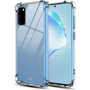 Samsung Galaxy A51 Kılıf Silikon Şeffaf Köşeli Olex