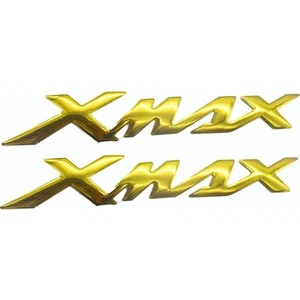 Yamaha Xmax Kabartmalı Sticker Solmayan Etiket Takımı Altın