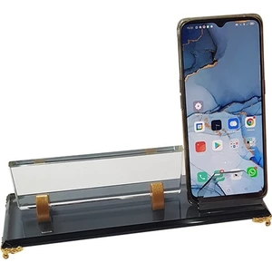 Mert Reklam Isimlik Masaüstü - Büro Ofs Makam Hediyesi M540 - Telefonluklu Gold