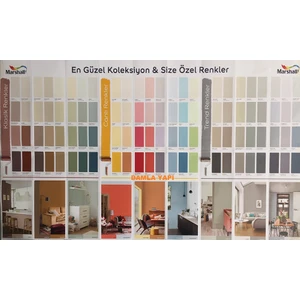 Silikonlu Özel Mat Duvar Boyası 1 L