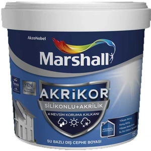 Akrikor Silikonlu Akrilik Bm Baz Dış Cephe Boyası 15 Lt