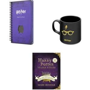 Harry Potter Magical Cook Planner + Yemek Kitabı ve Harry Potter Mug