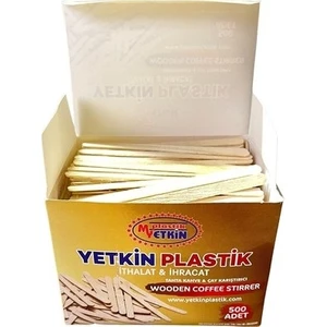 Tahta Kahve & Çay Karıştırıcı 500'LÜ