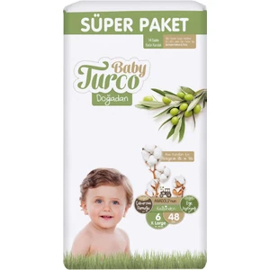 Baby Turco Bebek Bezi 6 Numara 16-25 Kg 48 Adet