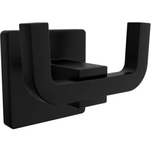 Siyah Kare 2 Li Bornoz Çatal Askılık