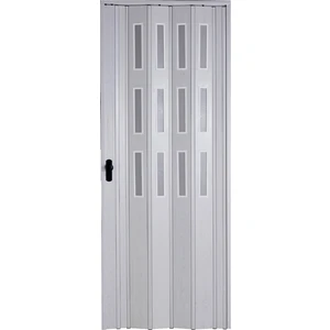 Katlanır Akordiyon Pvc Tek Kapı Camlı 86 x 203 cm Akçaağaç