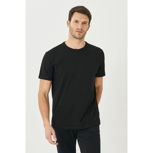 ALTINYILDIZ CLASSICS Erkek Siyah 360 Derece Her Yöne Esneyen Slim Fit Dar Kesim Bisiklet Yaka Tişört