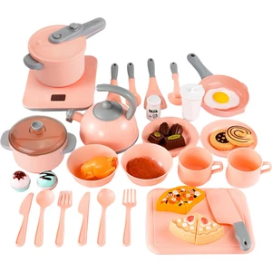 40 Parça Mutfak Oyun Seti - Pembe (Yurt Dışından)