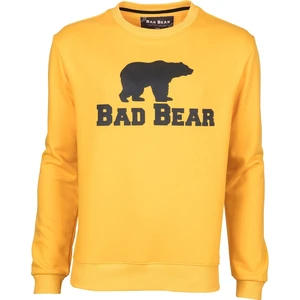 Bad Bear Crewneck Erkek Sarı Baskılı Sweatshirt