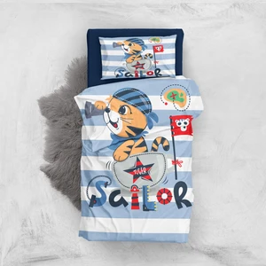 Tige Sailor 3D Pamuk Saten Bebek Nevresim Takımı