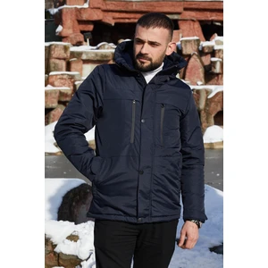 Erkek Kapüşonlu,  Polar Astarlı, Kışlık Mont & Kaban & Parka