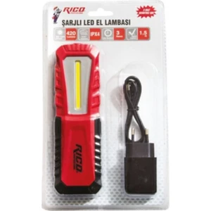 RC-0038 420 Lümens Şarjlı ,mıknatıslı Ayaklı ,askılı LED El Feneri