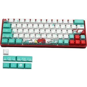 Mercan Deniz Ukyo-E Kiraz Mx Klavye Için Dy-Sub Pbt Keycaps Dıy Rus(Yurt Dışından)
