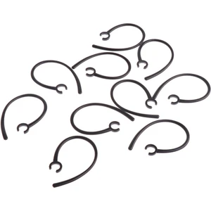 10 Adet Kulak Kanca Döngü Samsung iPhone Bluetooth Kulaklık Için Klip Değiştirme 5.6mm E Siyah(Yurt Dışından)