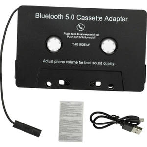 Evrensel Bluetooth Kaseti Aux Adaptörü Smartphone Kaset Adaptörü