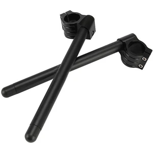 Çifti 41MM Klip Ons Ayrılabilir Kolu Barlar Çatallar Dayanıklı Alüminyum Alaşım Siyah 41MM Siyah