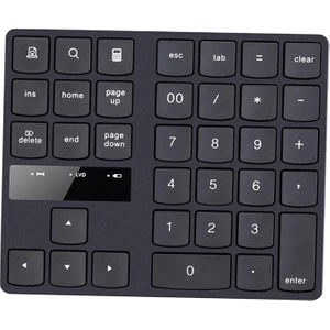 2.4 Ghz 35 Tuşlar Bluetooth Kablosuz Sayısal Tuş Takımı Numpad Dizüstü Pc Için Numpad