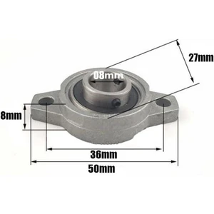 Hobi Mekatronik KFL08 Yataklı Rulman(8mm)