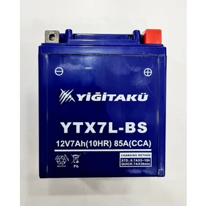 Yiğit Akü 12V 7AH Amper YTX7L Bs Akü Activa Cbf BOXER150 Akü